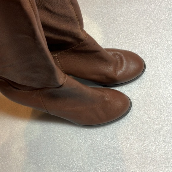 Colin Stuart leather over the knee pull on boots. - Picture 4 of 8